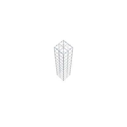Gabião Tipo 3 100 cm x 20 cm x 20 cm (C x A x P), malhagem 10 cm x 10 cm, anel C