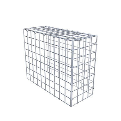 Monteret gabion type 4 50 cm x 40 cm x 20 cm (L x H x D), maskestørrelse 5 cm x 5 cm, C-ring