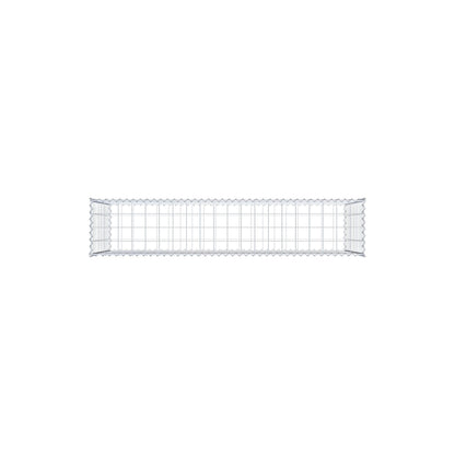 Gabione 200 cm x 100 cm x 40 cm (L x H x T), Maschenweite 10 cm x 10 cm, Spirale