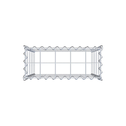 Grown-on gabion type 3 50 cm x 50 cm x 20 cm (L x H x D), mesh size 10 cm x 10 cm, spiral