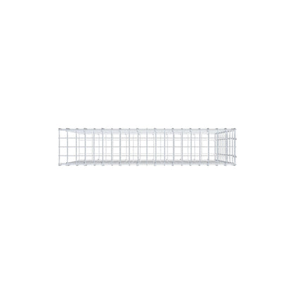 Anbaugabione Typ 2 100 cm x 90 cm x 20 cm, Maschenweite 5 cm x 10 cm, C-Ring