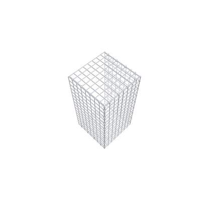 Anbaugabione Typ 2 80 cm x 40 cm x 40 cm (L x H x T), Maschenweite 5 cm x 5 cm, C-Ring