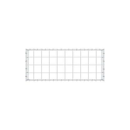 Typ 3 påbyggnadsgabion 100 cm x 20 cm x 40 cm (L x H x D), maskstorlek 10 cm x 10 cm, C-ring