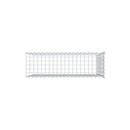 Grown-on gabion type 4 100 cm x 70 cm x 30 cm (L x H x D), mesh size 5 cm x 5 cm, spiral