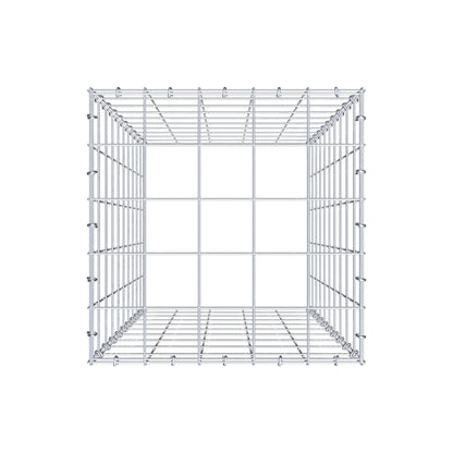 Anbaugabione Typ 3 100 cm x 50 cm x 50 cm (L x H x T), Maschenweite 10 cm x 10 cm, C-Ring