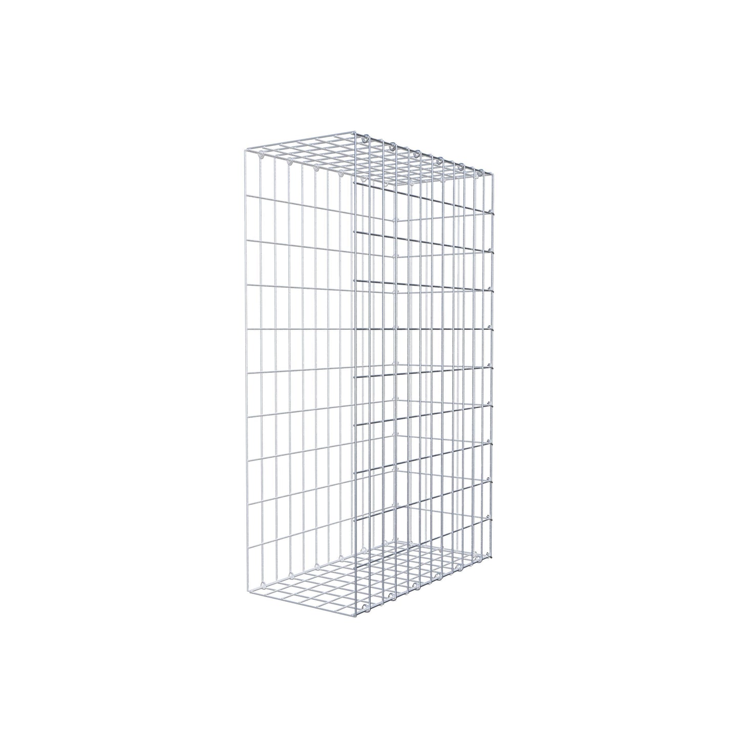 Fourche rapportée type 2 100 cm x 60 cm x 30 cm, mailles 5 cm x 10 cm, anneau en C