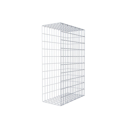 Fourche rapportée type 2 100 cm x 60 cm x 30 cm, mailles 5 cm x 10 cm, anneau en C