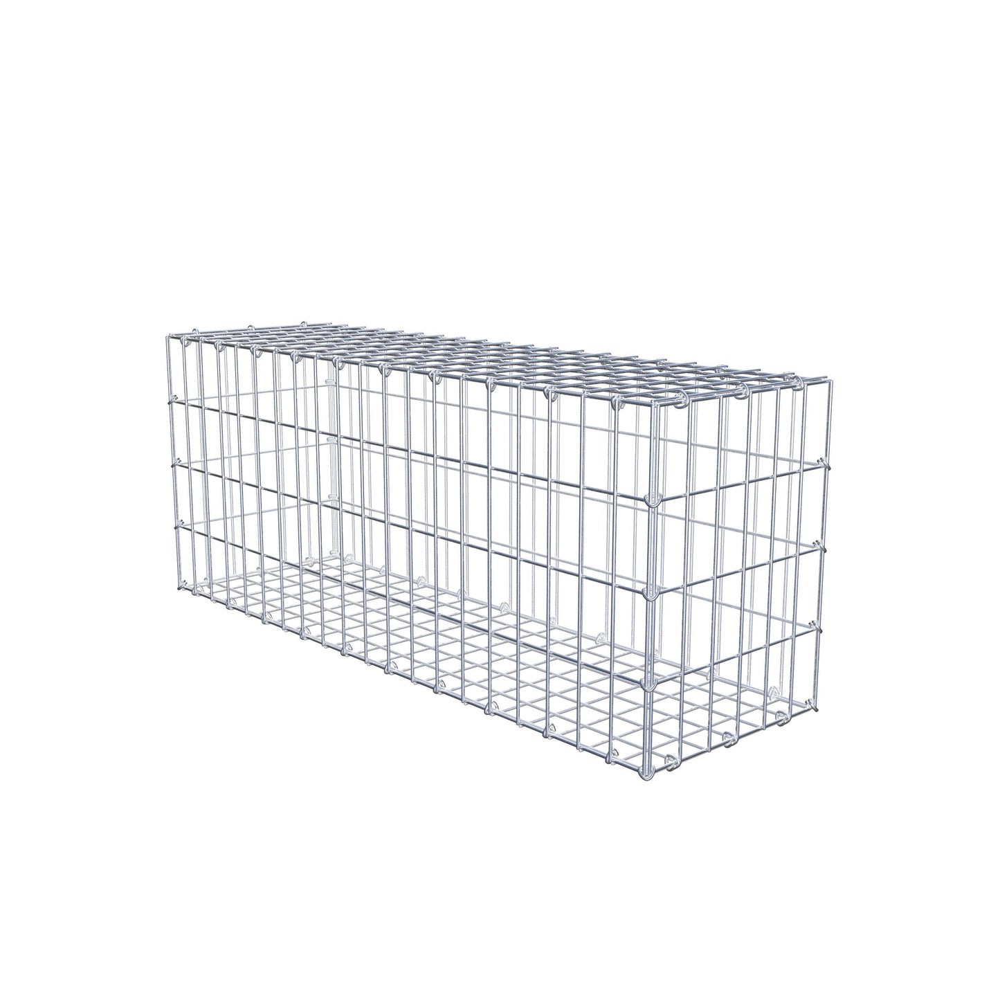 Gabion 100 cm x 40 cm x 30 cm (L x H x D), maskestørrelse 5 cm x 10 cm, C-ring