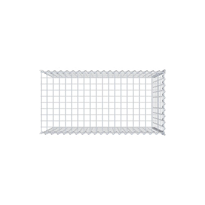 Anbaugabione Typ 4 100 cm x 70 cm x 50 cm (L x H x T), Maschenweite 5 cm x 10 cm, Spirale