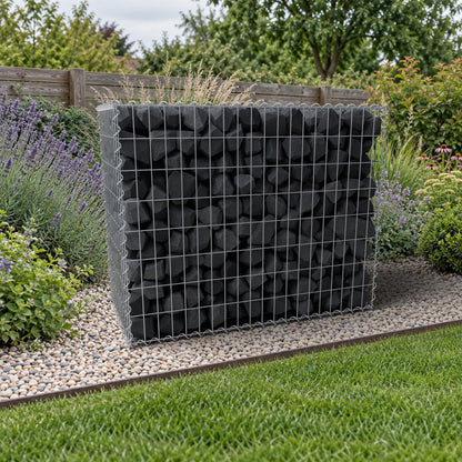 Gabion 100 cm x 80 cm x 50 cm (L x H x P), mailles 5 cm x 10 cm, spirale