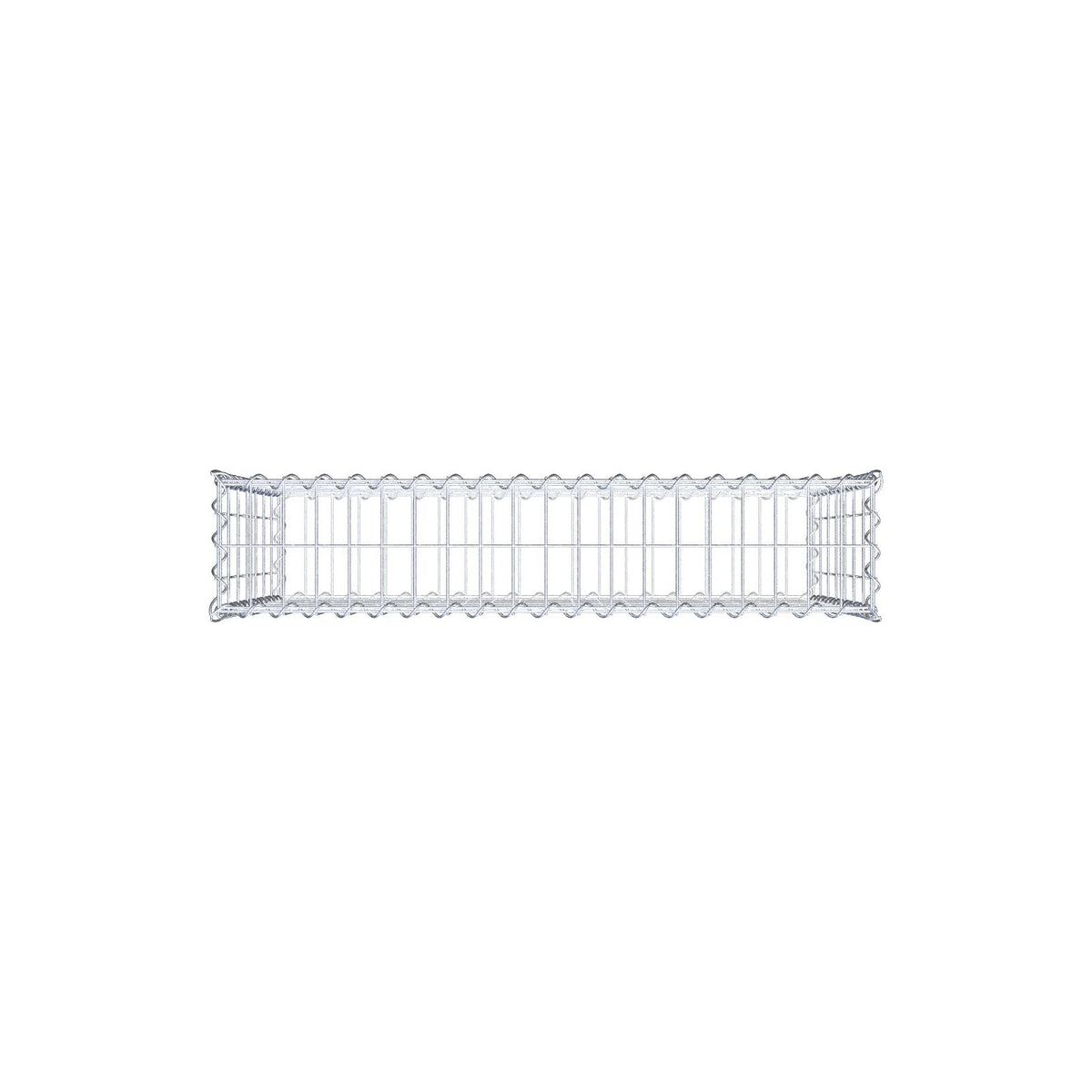 Gabion 100 cm x 70 cm x 20 cm (L x H x D), mesh size 5 cm x 10 cm, spiral