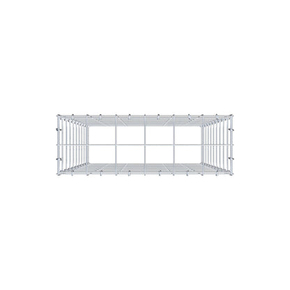 Gabião Tipo 3 100 cm x 60 cm x 20 cm (C x A x P), malhagem 10 cm x 10 cm, anel C