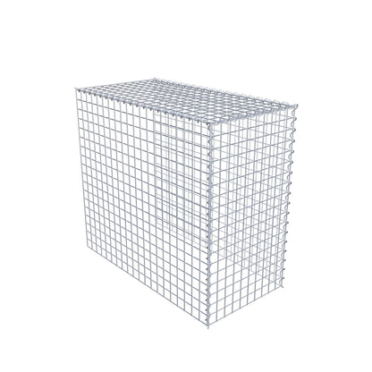 Opvokset gabion type 4 100 cm x 90 cm x 50 cm (L x H x D), maskestørrelse 5 cm x 5 cm, spiral