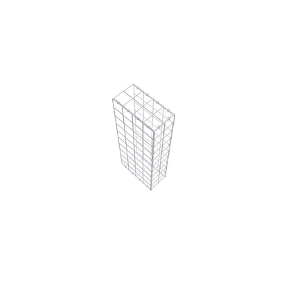 Fourche rapportée type 2 100 cm x 40 cm x 20 cm (L x H x P), mailles 10 cm x 10 cm, anneau C