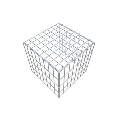 Monteret gabion type 4 40 cm x 40 cm x 40 cm (L x H x D), maskestørrelse 5 cm x 10 cm, C-ring