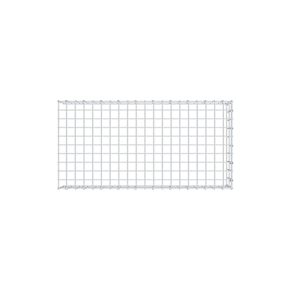 Mounted gabion type 4 100 cm x 20 cm x 50 cm (L x H x D), mesh size 5 cm x 10 cm, C-ring