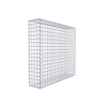 Gabião 100 cm x 90 cm x 20 cm (C x A x P), malhagem 5 cm x 5 cm, espiral