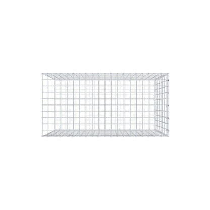 Fourche rapportée type 2 100 cm x 80 cm x 50 cm, mailles 5 cm x 10 cm, anneau en C