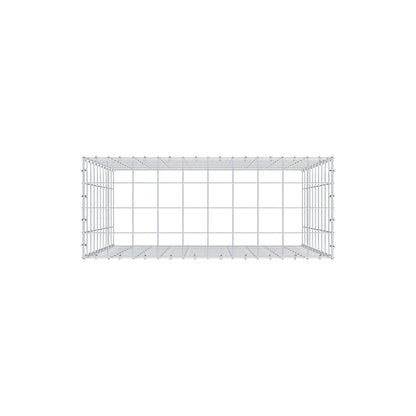 Gabião Tipo 3 100 cm x 100 cm x 40 cm (C x A x P), malhagem 10 cm x 10 cm, anel C