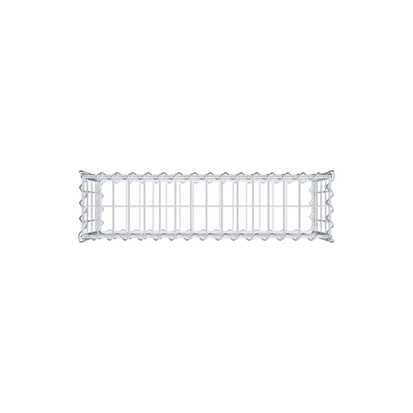 Gabion 80 cm x 40 cm x 20 cm (L x H x P), mailles 5 cm x 10 cm, spirale