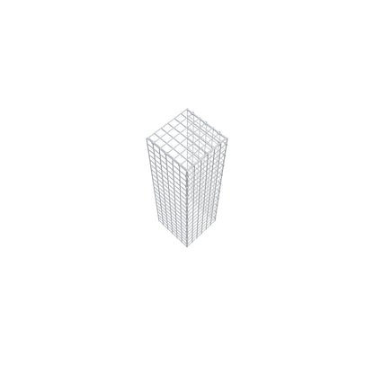 Fourche rapportée type 4 100 cm x 30 cm x 30 cm (L x H x P), mailles 5 cm x 5 cm, anneau C