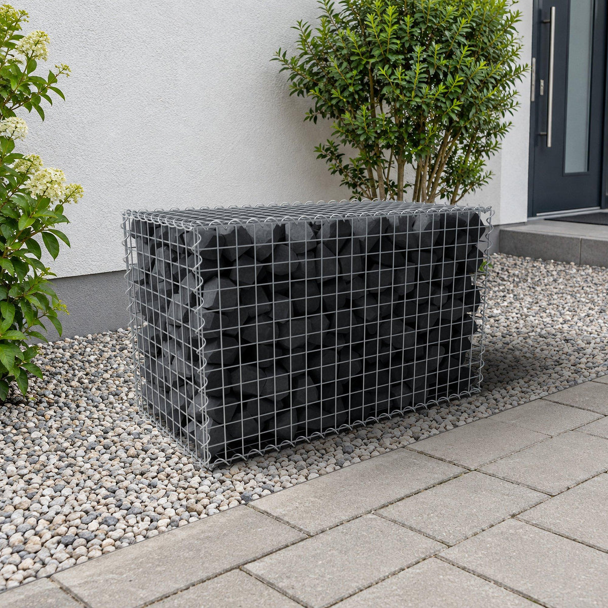Gabion 100 cm x 60 cm x 50 cm (L x H x P), mailles 5 cm x 5 cm, spirale