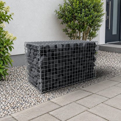 Gabion 100 cm x 60 cm x 50 cm (L x H x P), mailles 5 cm x 5 cm, spirale