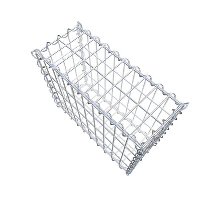 Gabbione 50 cm x 40 cm x 20 cm (L x H x P), maglia 5 cm x 10 cm, spirale
