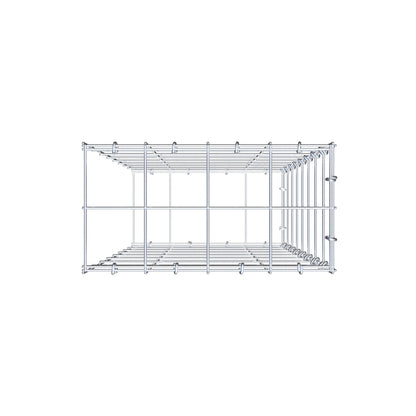Pila adicional tipo 2 80 cm x 40 cm x 20 cm (L x A x P), malla 10 cm x 10 cm, anillo en C
