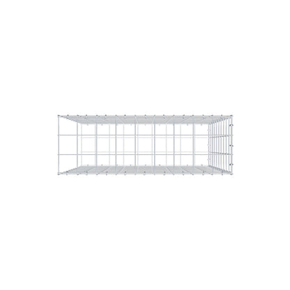 Anbaugabione Typ 2 100 cm x 90 cm x 30 cm (L x H x T), Maschenweite 10 cm x 10 cm, C-Ring