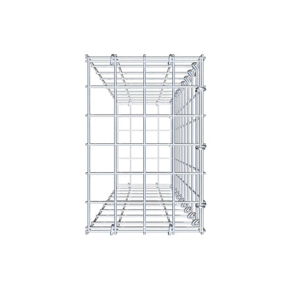 Pila adicional tipo 2 100 cm x 20 cm x 30 cm, malla 5 cm x 10 cm, anillo en C