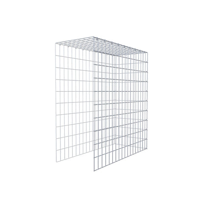 Monteret gabion type 4 100 cm x 90 cm x 40 cm (L x H x D), maskestørrelse 5 cm x 10 cm, C-ring