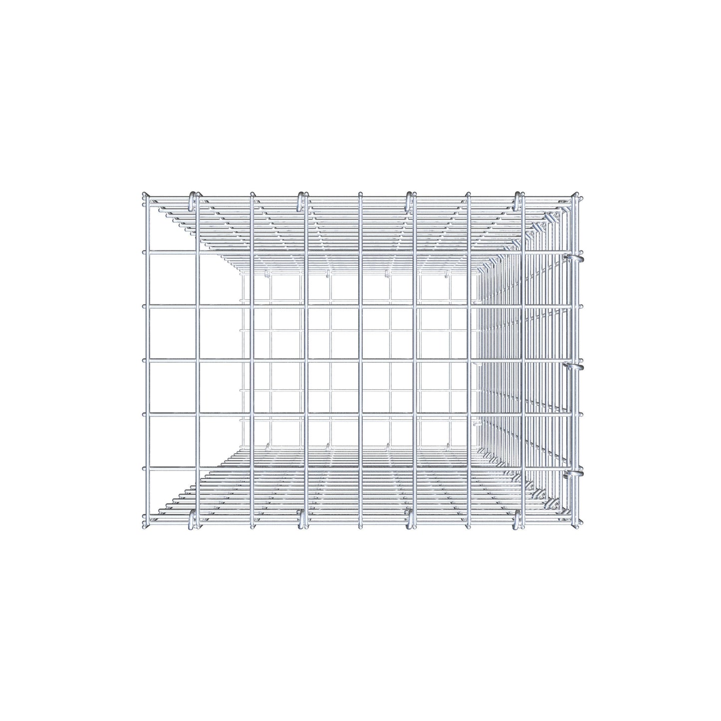 Tilläggspåle typ 2 100 cm x 40 cm x 30 cm (L x H x D), maskstorlek 5 cm x 5 cm, C-ring