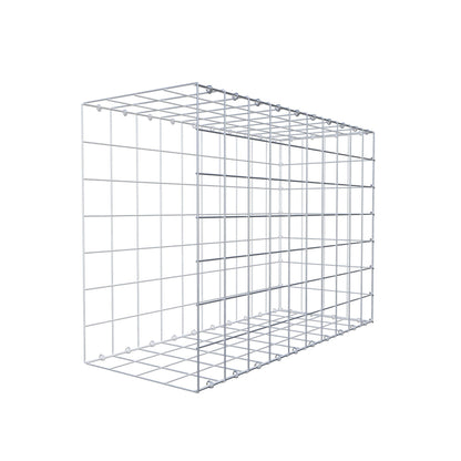 Fourche rapportée type 2 100 cm x 70 cm x 40 cm (L x H x P), mailles 10 cm x 10 cm, anneau en C