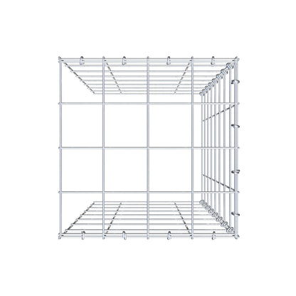 Gabião Tipo 4 80 cm x 40 cm x 40 cm (C x A x P), malhagem 10 cm x 10 cm, anel C