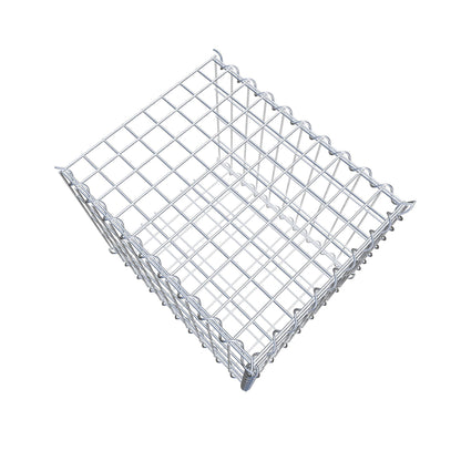 Opvokset gabion type 2 50 cm x 40 cm x 40 cm (L x H x D), maskestørrelse 5 cm x 10 cm, spiral