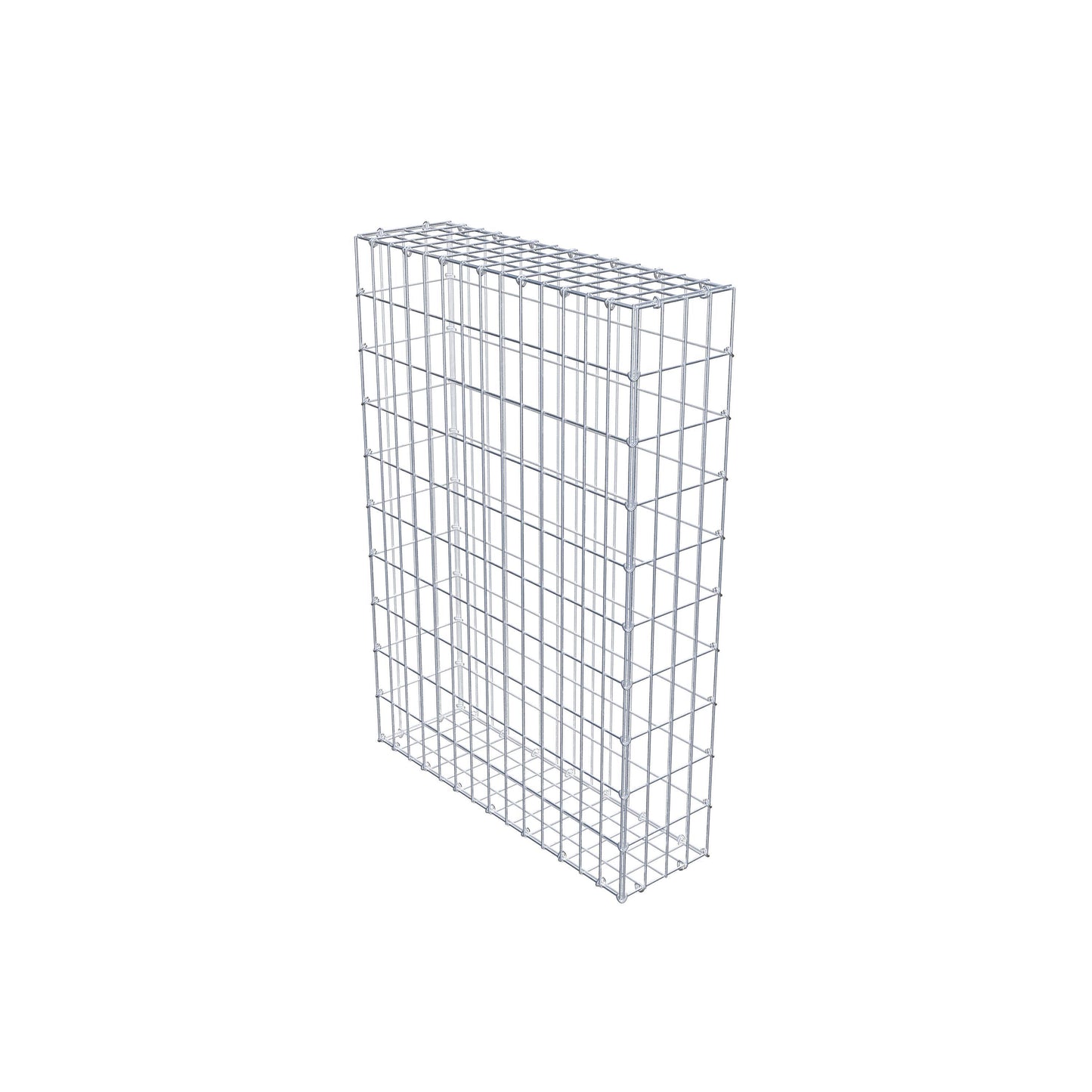 Gabion 100 cm x 70 cm x 20 cm (L x H x D), maskestørrelse 5 cm x 10 cm, C-ring