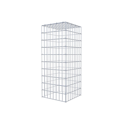 Gabião Tipo 3 100 cm x 40 cm x 40 cm (C x A x P), malhagem 5 cm x 10 cm, anel C