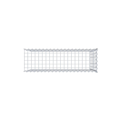 Påväxt gabion typ 4 100 cm x 70 cm x 30 cm (L x H x D), maskstorlek 5 cm x 10 cm, spiral