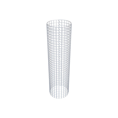 Colonne de gabion ronde 42 cm de diamètre, 160 cm de hauteur, maille 5 cm x 5 cm