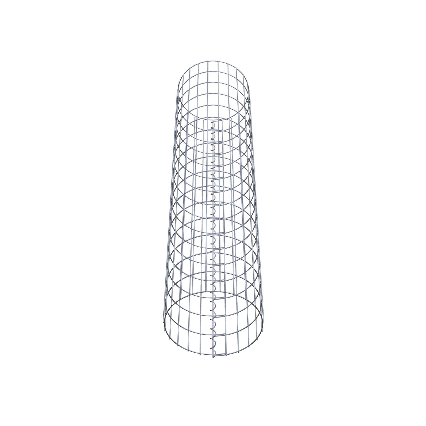Gabionpelare rund 37 cm diameter, 160 cm höjd, maskstorlek 5 cm x 10 cm