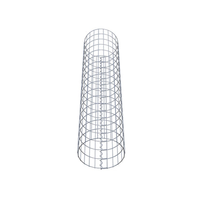 Gabionpelare rund 37 cm diameter, 160 cm höjd, maskstorlek 5 cm x 10 cm