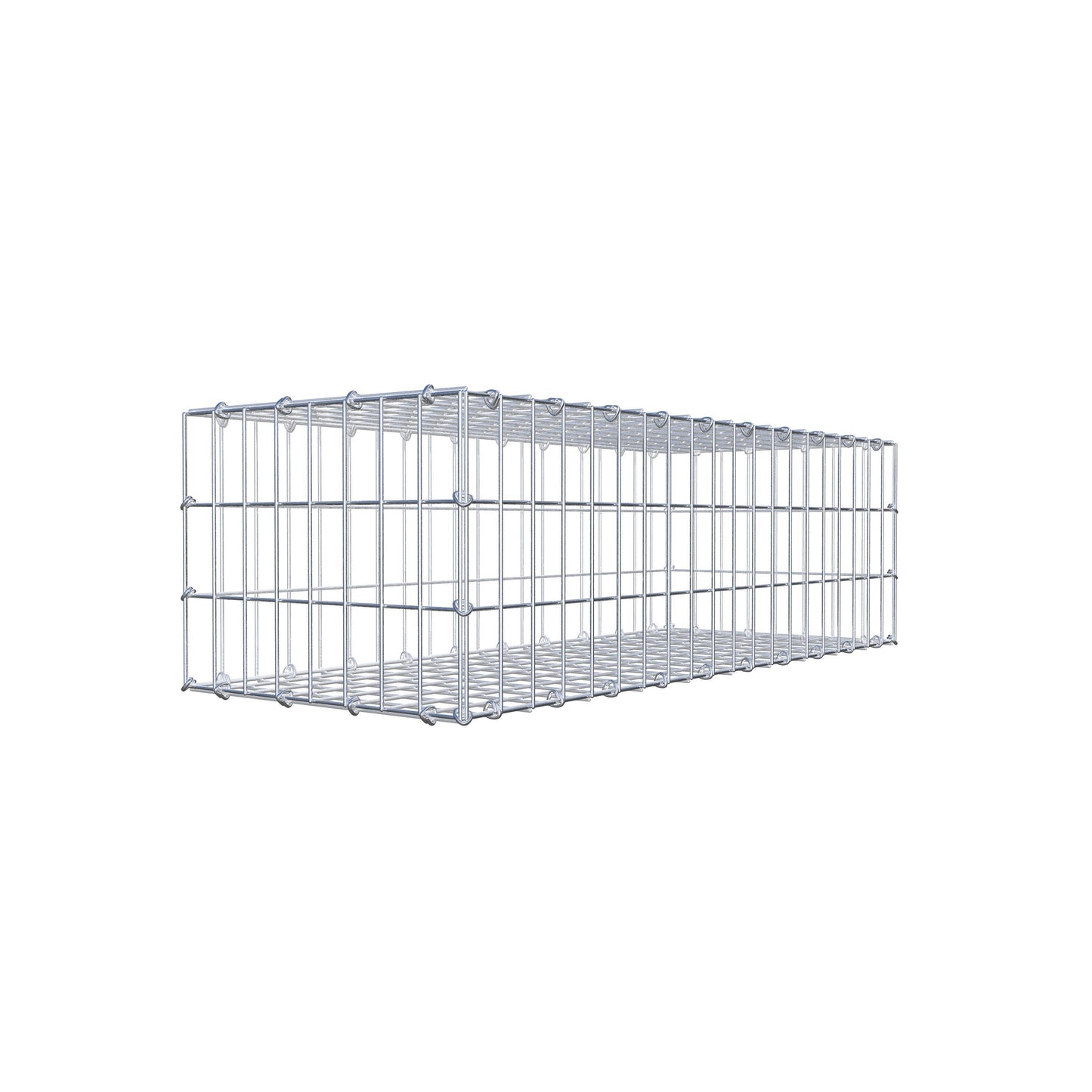 Gabion 100 cm x 30 cm x 40 cm (L x H x D), maskestørrelse 5 cm x 10 cm, C-ring