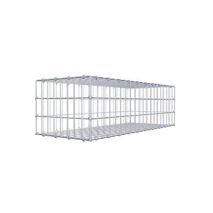 Gabion 100 cm x 30 cm x 40 cm (L x H x D), maskestørrelse 5 cm x 10 cm, C-ring