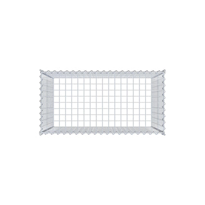 Anbaugabione Typ 3 100 cm x 80 cm x 50 cm (L x H x T), Maschenweite 5 cm x 5 cm, Spirale