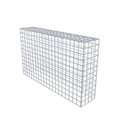 Monteret gabion type 3 100 cm x 60 cm x 20 cm (L x H x D), maskestørrelse 5 cm x 5 cm, C-ring