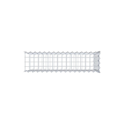 Monteret gabion type 2 80 cm x 40 cm x 20 cm (L x H x D), maskestørrelse 5 cm x 5 cm, spiral