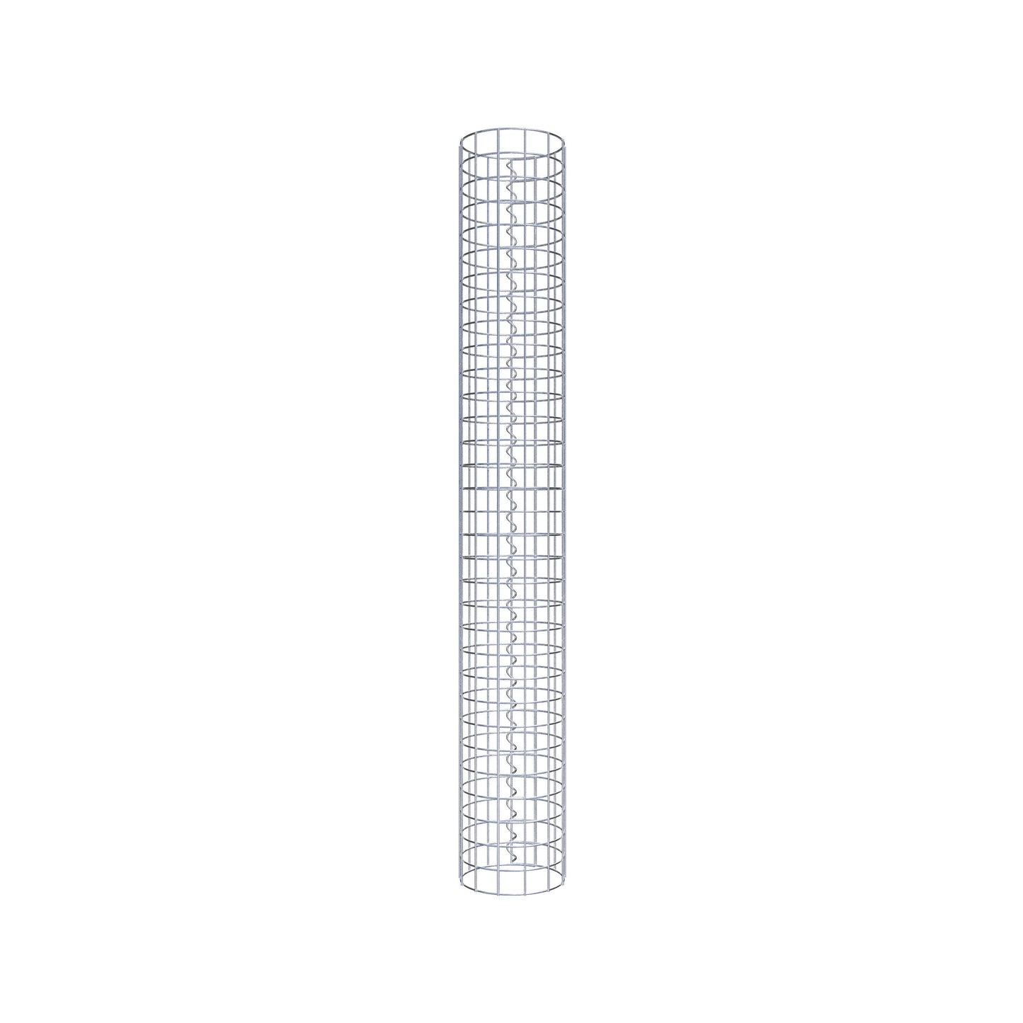Gabionensäule rund 22 cm Durchmesser, 160 cm Höhe, Maschenweite 5 cm x 5 cm