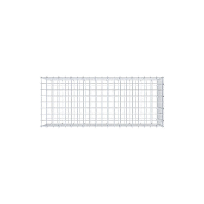 Gavión complementario de tipo 2 100 cm x 30 cm x 40 cm (largo x alto x fondo), malla 5 cm x 5 cm, anillo en C