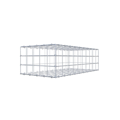 Gabione 100 cm x 30 cm x 50 cm (L x H x T), Maschenweite 10 cm x 10 cm, C-Ring